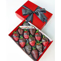 12pcs MICKEY & MINNIE Chocolate Strawberries Gift Box